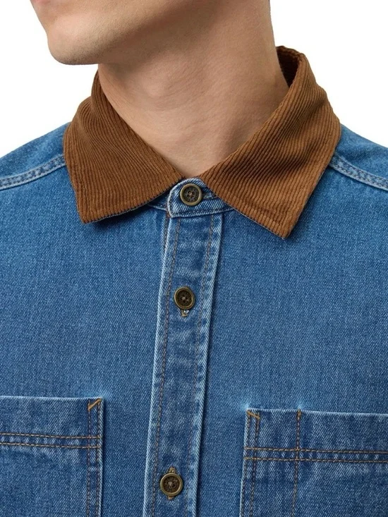 Frye Men's Denim Barn Jacket - Picture 6 of 9